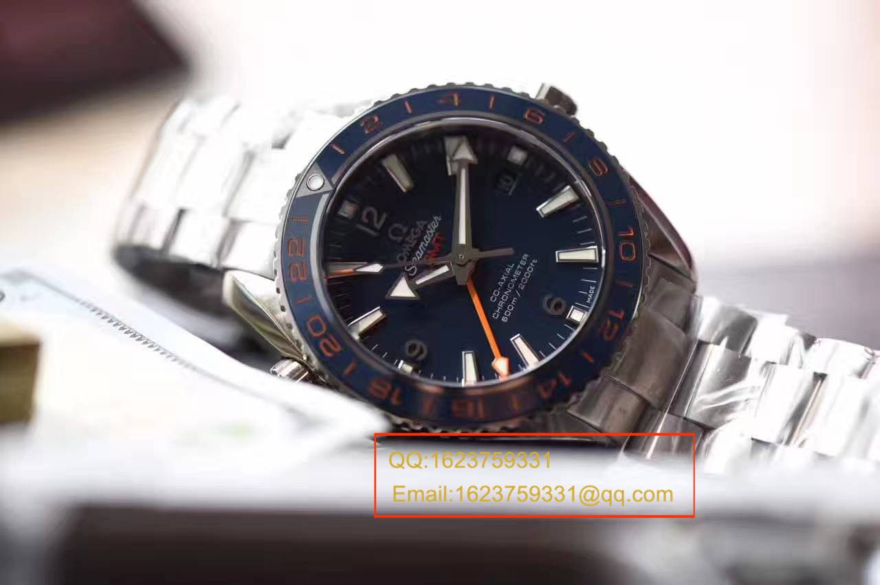 【独家视频测评KW厂顶级1:1复刻手表】欧米茄海马系列232.30.44.22.03.001《GMT美好星球》腕表 / M254