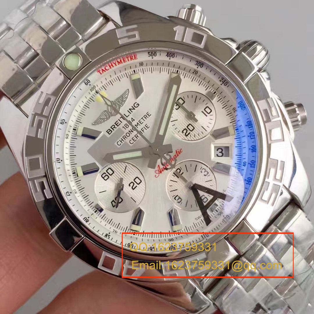 【JF厂1:1超A复刻手表】百年灵机械计时系列AB011012/G684(Barenia精钢表带)腕表 / BL004