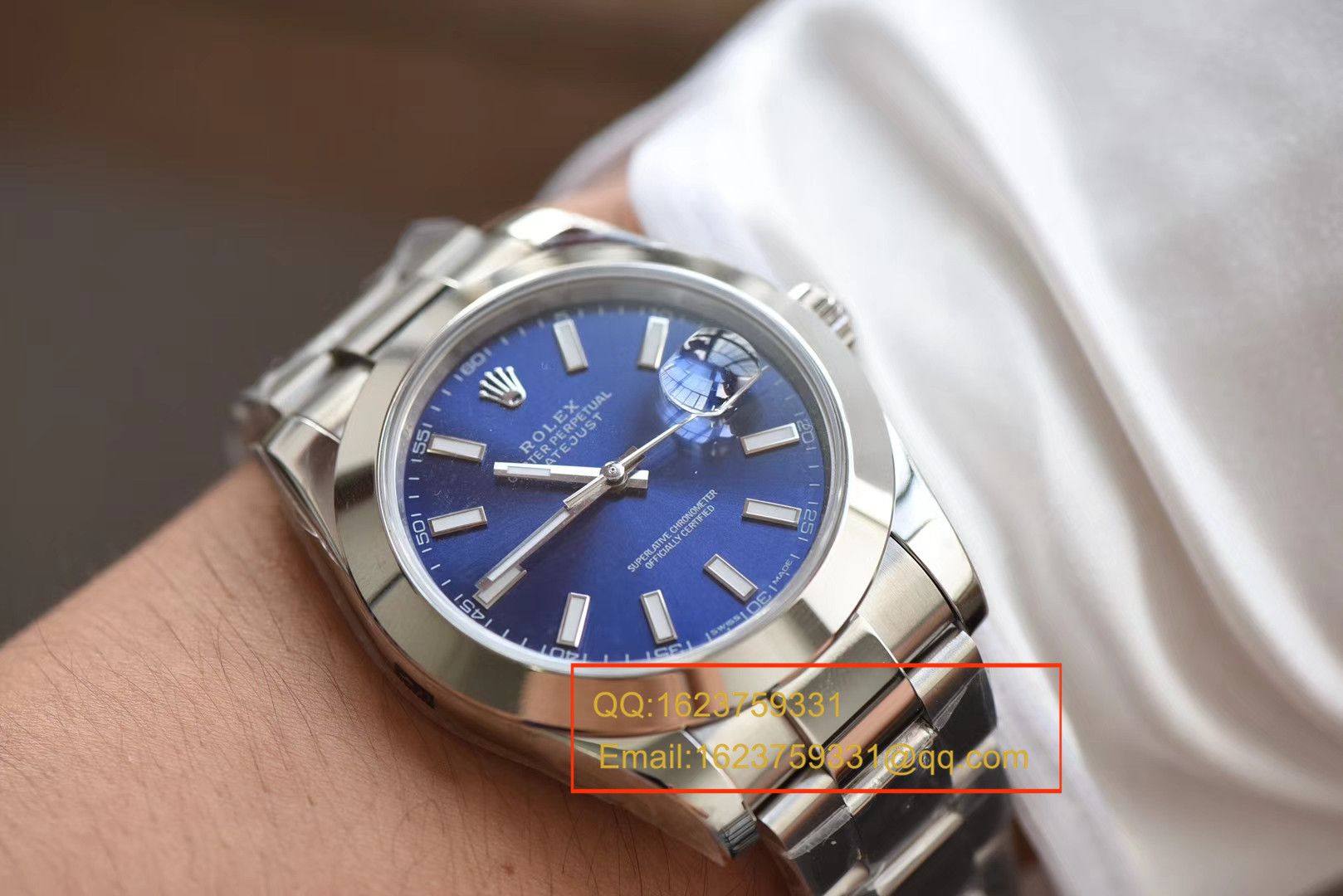 【视频评测N厂一比一超A高仿手表】劳力士日志型系列116300蓝盘腕表 / RBD187