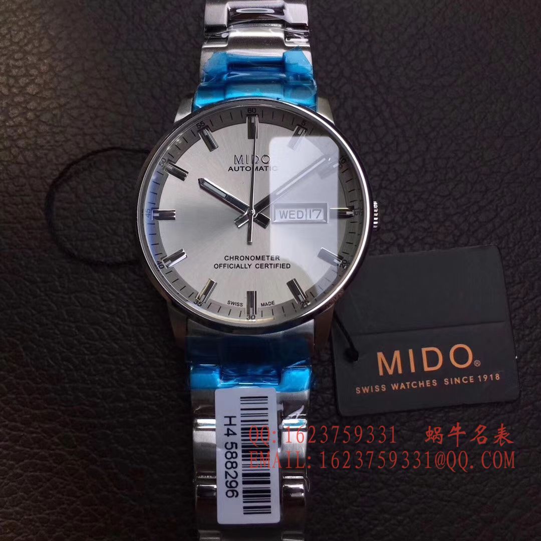 【台湾厂一比一超A精仿手表】美度指挥官系列M016.430.16.061.22腕表 / MD07