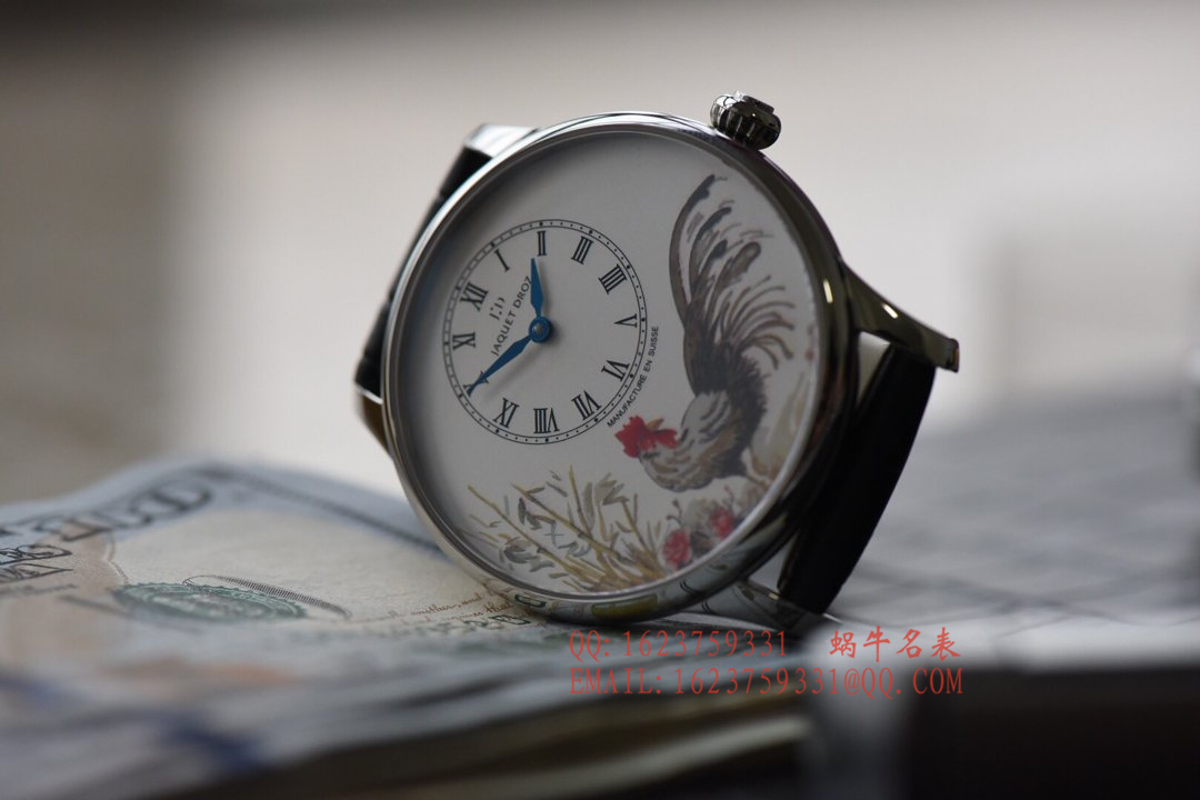 【顶级复刻手表】雅克德罗时分小针盘系列J005013216腕表 / YD006
