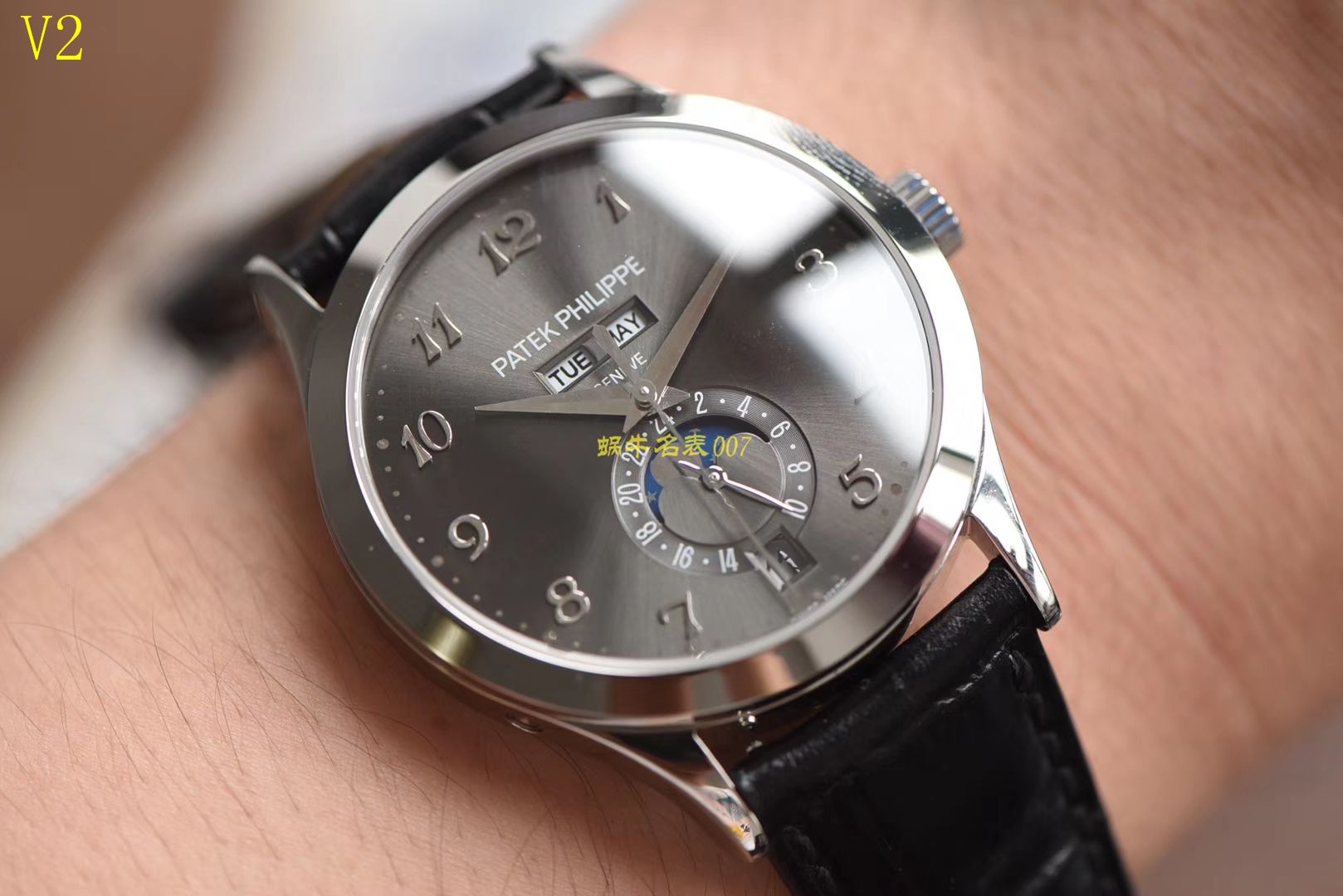 【台湾厂一比一精仿手表】百达翡丽复杂功能计时系列5396G-014腕表 / BD175