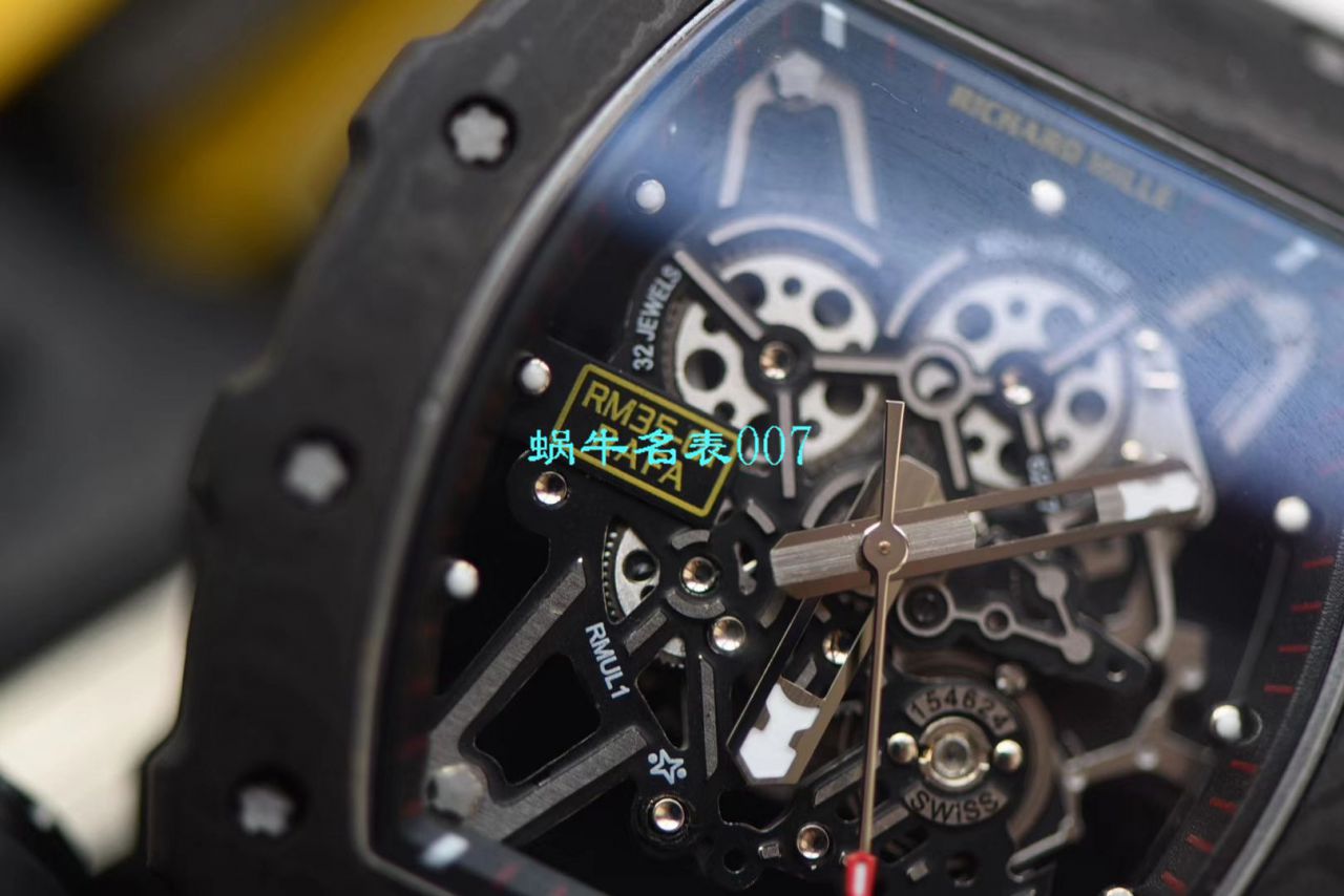 【视频评测NT厂升级版复刻手表】理查德米勒Richard Mille男士系列RM 35-02腕表 / NT03502V2