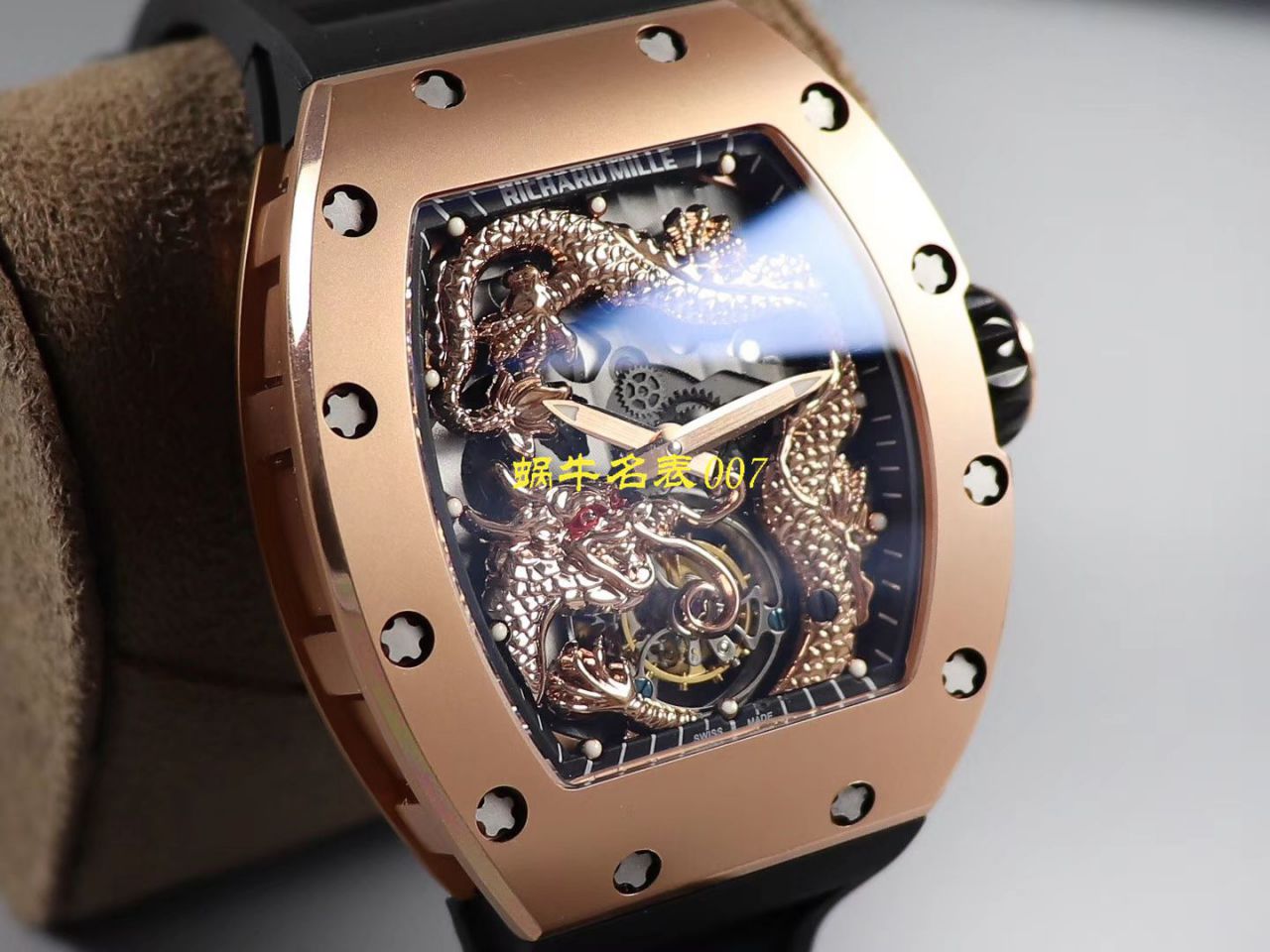 【TW厂复刻手表】RICHARD MILLE理查德米勒男士系列RM 057腕成龙盘​龙陀飞​轮​腕​表 / TWRM057
