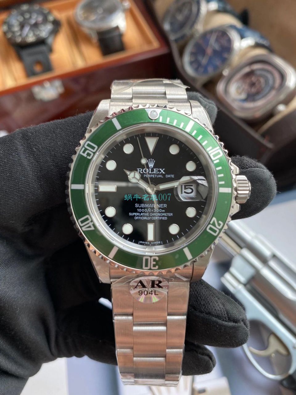 AR厂劳力士ROLEX复古黑水鬼16610顶级复刻手表 / R666