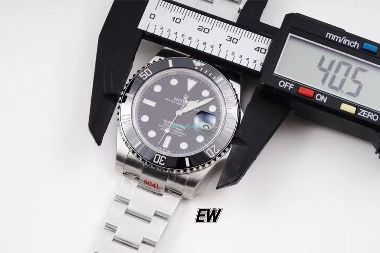【视频评测】EW厂劳力士专柜新款41毫米黑水鬼顶级1比1复刻手表m126610ln-0001腕表 / R689