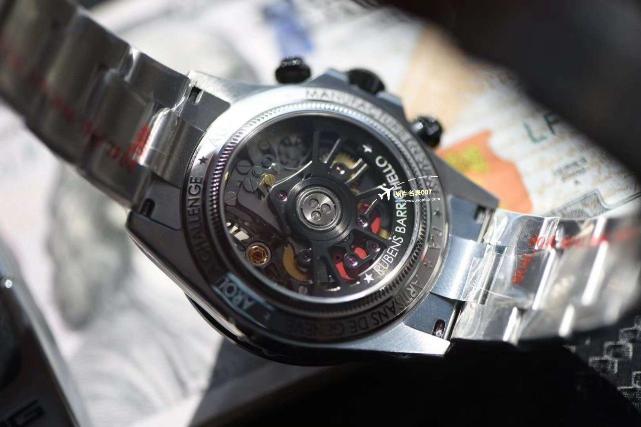 视频评测顶级复刻劳力士迪通拿F1车手限定特别版镂空定制手表 / R800F1