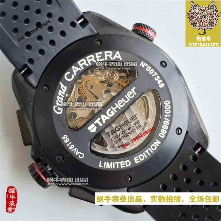 【HBBV6超一比一高仿手表】泰格豪雅超級卡萊拉CAV5185.FT6020男士机械腕表 / TG003