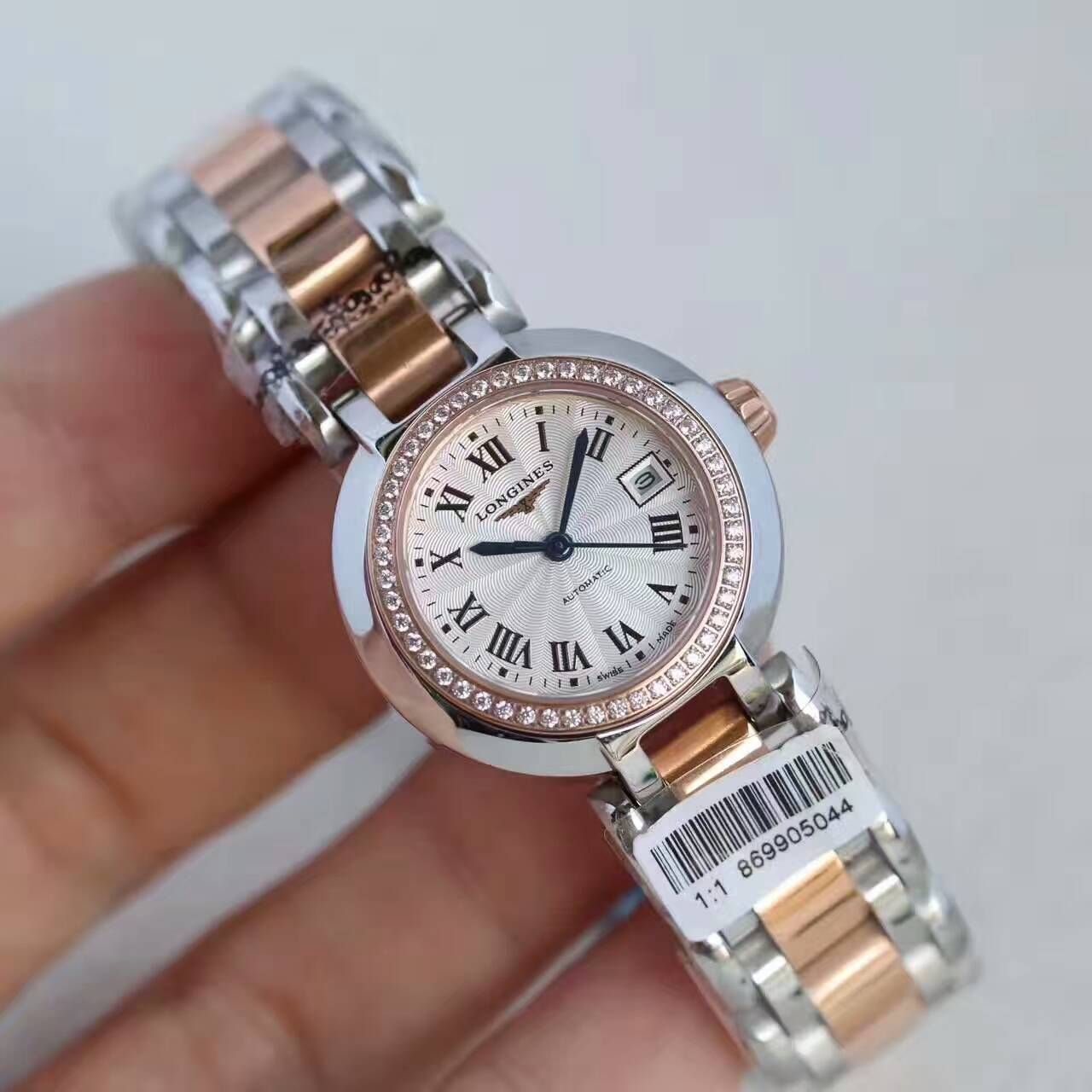 【KZ厂一比一超A高仿手表】浪琴优雅心月系列L8.111.5女士机械腕表
