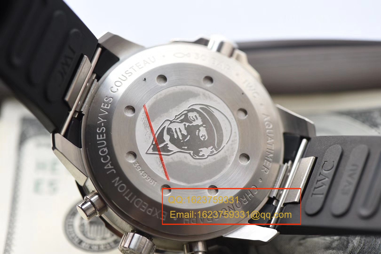 【独家视频测评V6厂一比一超A精仿手表】万国海洋时计系列雅克-伊夫．库斯托探险之旅特别版IW376805 男士机械腕表 / WG166