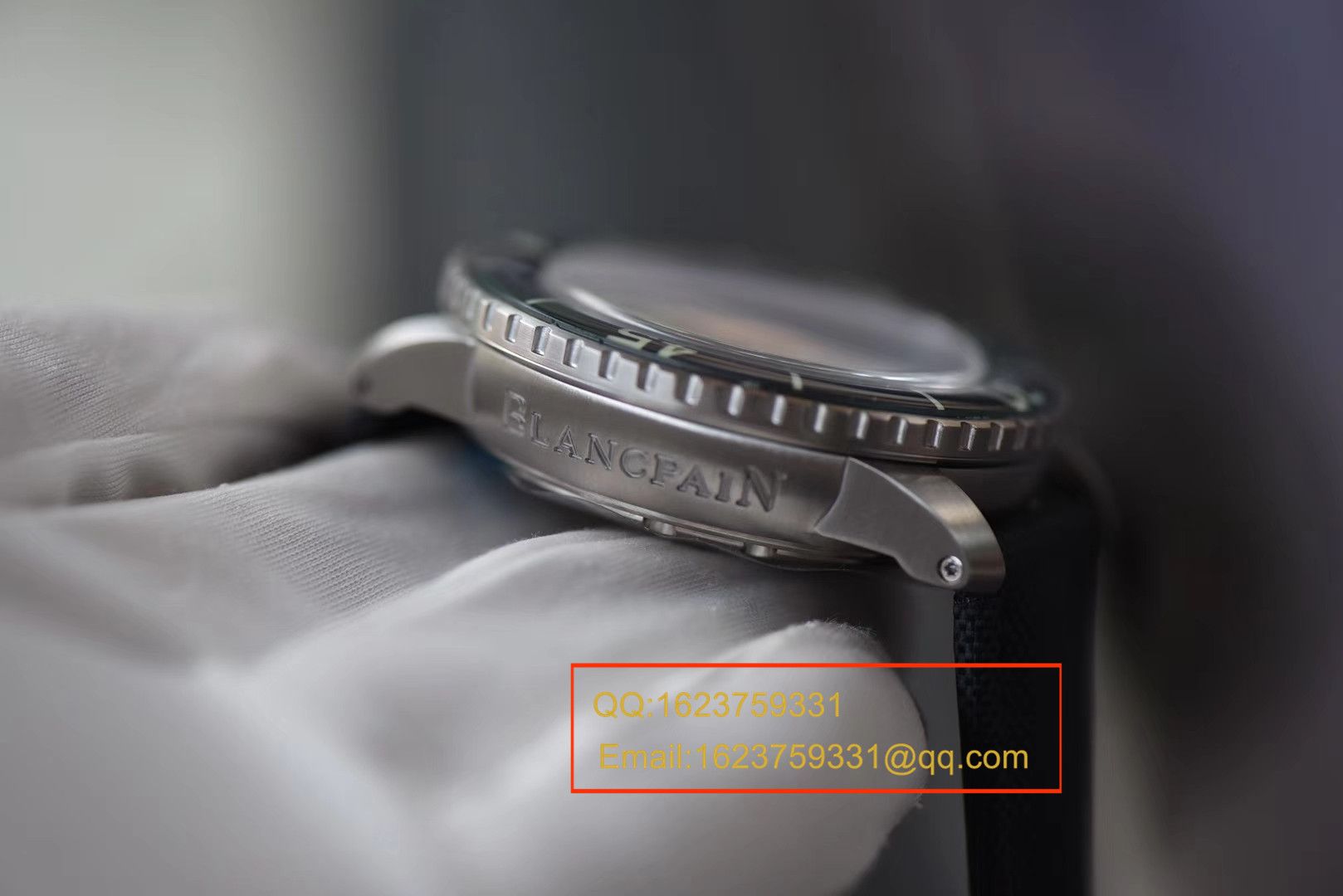 【视频评测ZF一比一超A高仿手表】宝珀Blancpain 五十噚超薄机芯系列 5015D-1140-52B蓝面腕表 / BP035