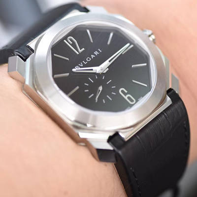 【台湾一比一超A高仿手表】宝格丽OCTO系列102028 BGO40BPLXT腕表
