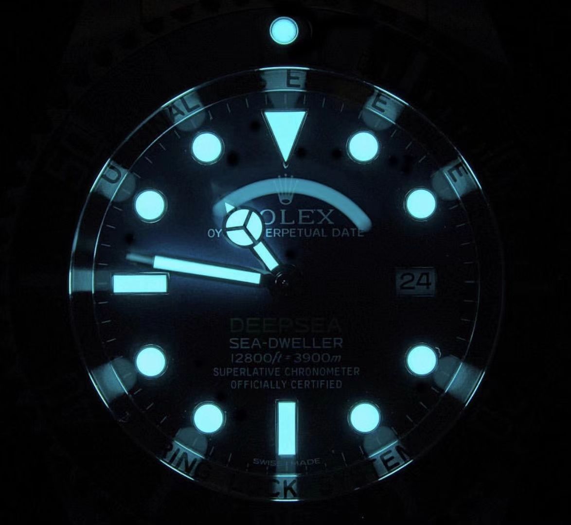 【AR一比一超A高仿手表】劳力士海使型系列116660-98210 蓝盘腕表(904钢渐变蓝鬼王) / R208