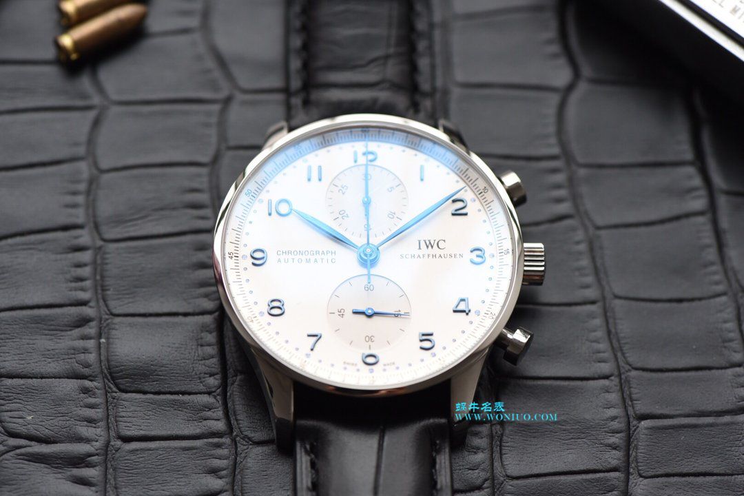 【YLV7版本一比一超A高仿手表】万国葡萄牙计时系列IW371446腕表（葡计烧钢蓝针） / WG166