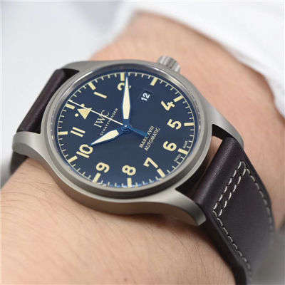 【GS一比一顶级复刻手表】万国表飞行员系列马克18钛金属IW327006腕表价格报价