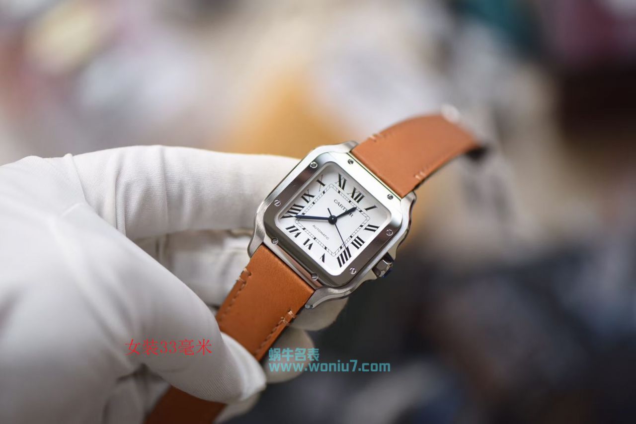 【V6厂一比一超A顶级高仿手表】卡地亚山度士系列WSSA0009男女情侣腕表 / K165