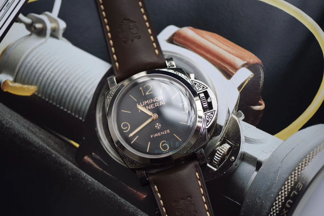 【V9一比一顶级复刻手表】沛纳海LUMINOR系列 PAM00972雕花腕表 / PAM972