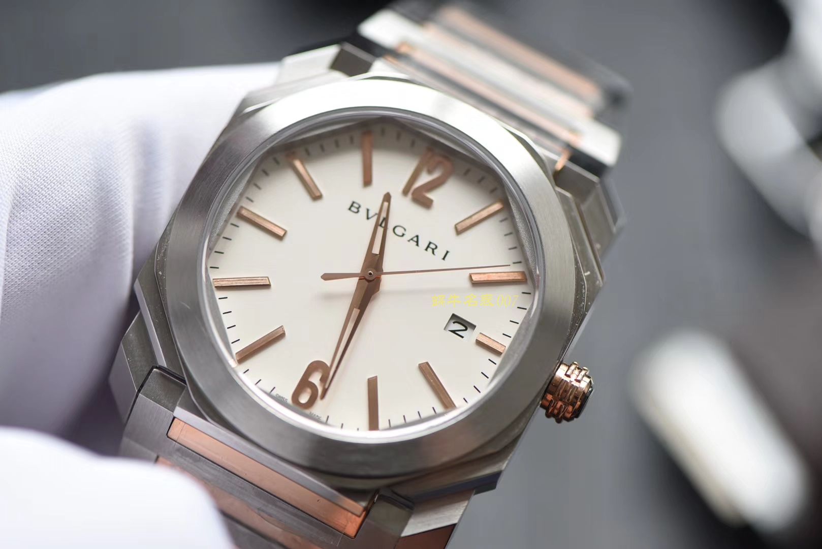 宝格丽OCTO系列102118 BGO38WSPGD腕表【台湾厂一比一复刻手表】 / BG023