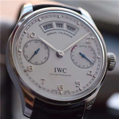 视频评测IWC万国表葡萄牙系列IW503501腕表YL厂一比一超A高仿万国年历手表【年度万国巨献！到货市面最高版本】价格报价