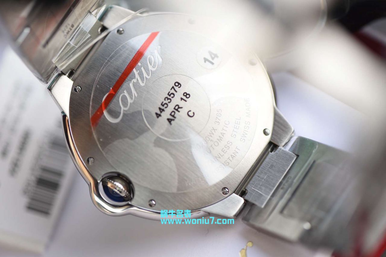 视频评测卡地亚蓝气球系列WSBB0025腕表男款42MM钢带款【HBBV6一比一复刻～蓝气球42mm新款蓝面】 / K169MM