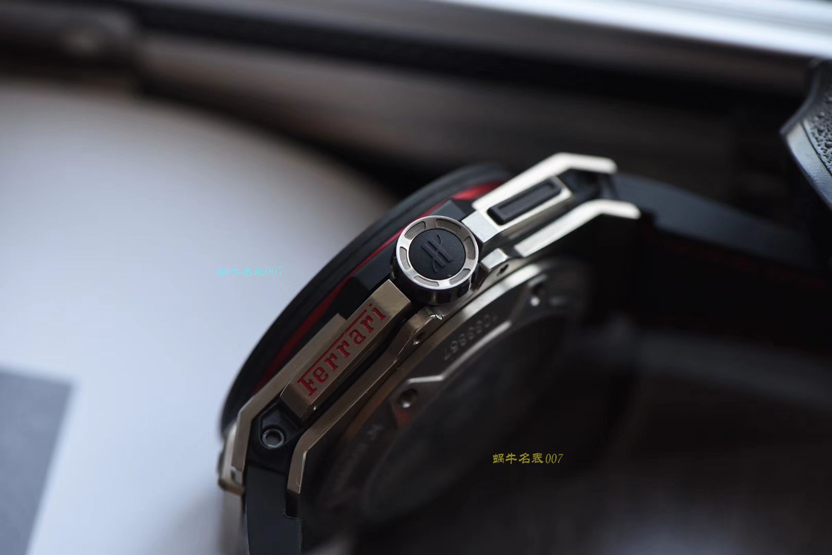 【视频评测V6出品】Hublot Big Bang Ferrari Titanium F3系列 宇舶法拉利401.NQ.0123.VR腕表 / YB066