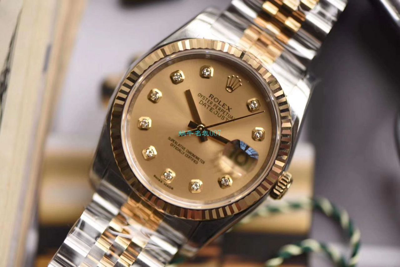劳力士日志型系列116233银盘纪念型表带腕表,116233金盘镶钻,116233黑盘纪念表带,m126233-0015【AR一比一复刻手表】 / R277