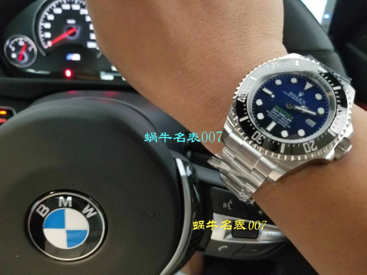 【AR一比一超A高仿手表】劳力士海使型系列116660-98210 蓝盘腕表(904钢渐变蓝鬼王) / R208