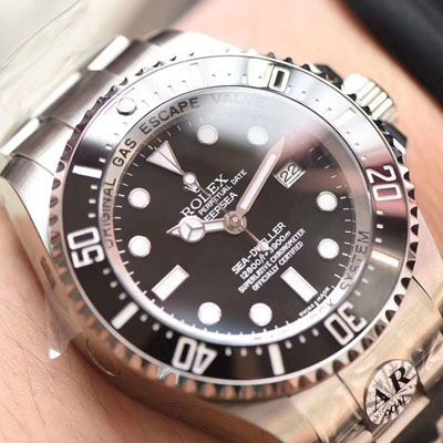 【AR厂顶级复刻手表】劳力士海使型系列116660-98210 黑盘腕表(水鬼王)价格报价