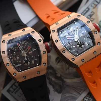 【视频评测台湾KV厂官网】新品复刻手表玫瑰金理查德米勒RM011腕表价格报价