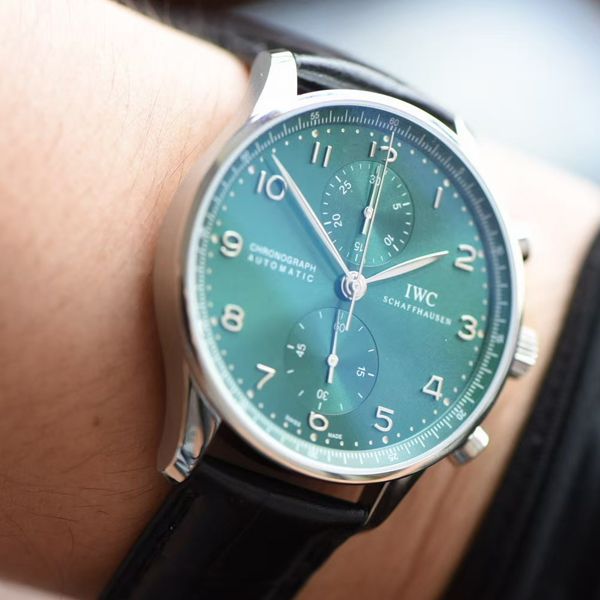 YL厂复刻万国手表葡萄牙绿面葡计IW371615腕表价格报价
