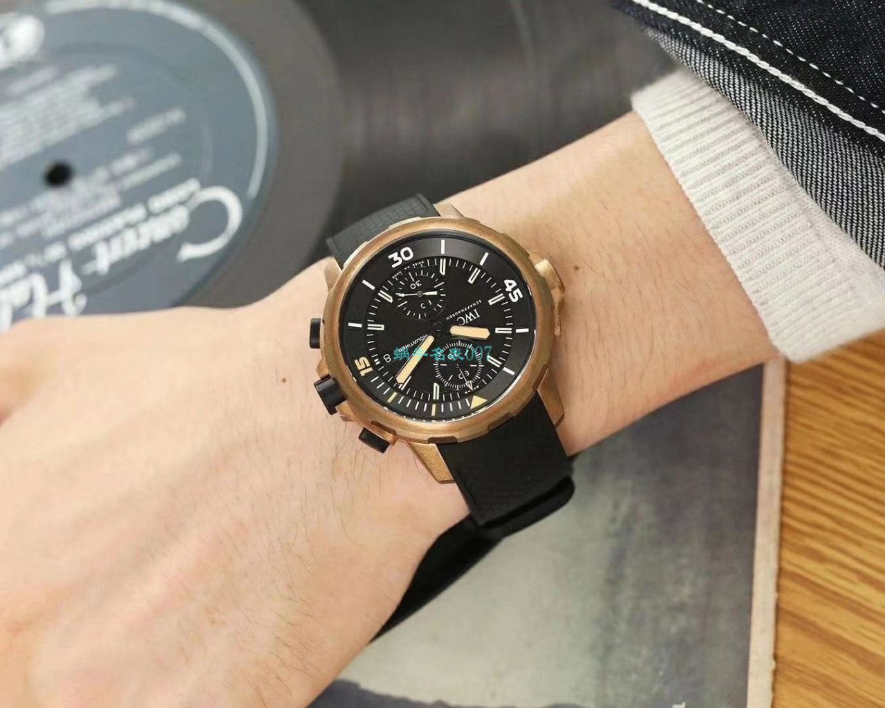 V6厂万国海洋时计复刻手表IW379503青铜达尔文探险之旅特别版  / WG582V6