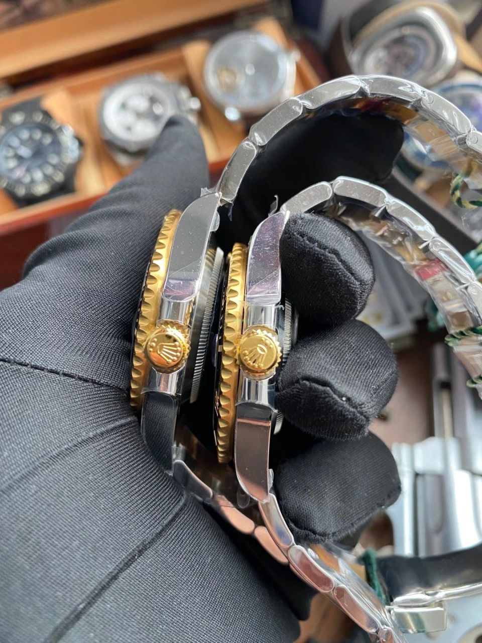 VS厂劳力士包金或者镀金间金黑水鬼顶级复刻手表116613-LN-97203腕表  / R701
