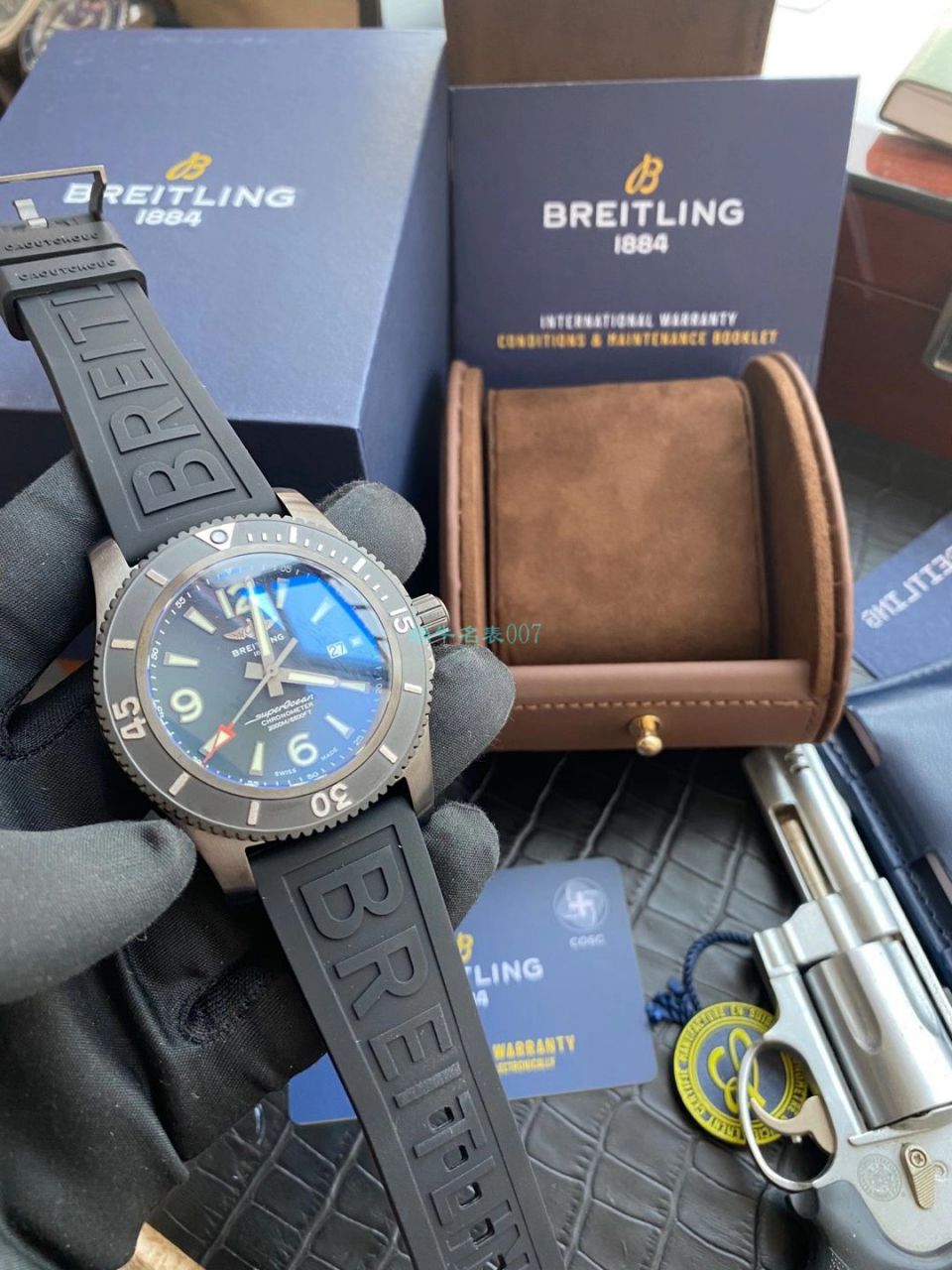 【Breitling渠道原单】百年灵超级海洋系列M17368D71I1S1腕表 / BL200