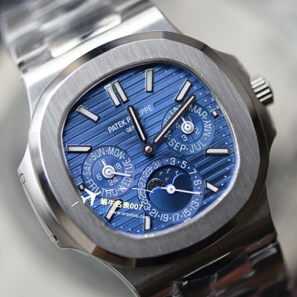 视频评测TW厂百达翡丽一比一高仿手表运动优雅系列鹦鹉螺5740/1G-001腕表