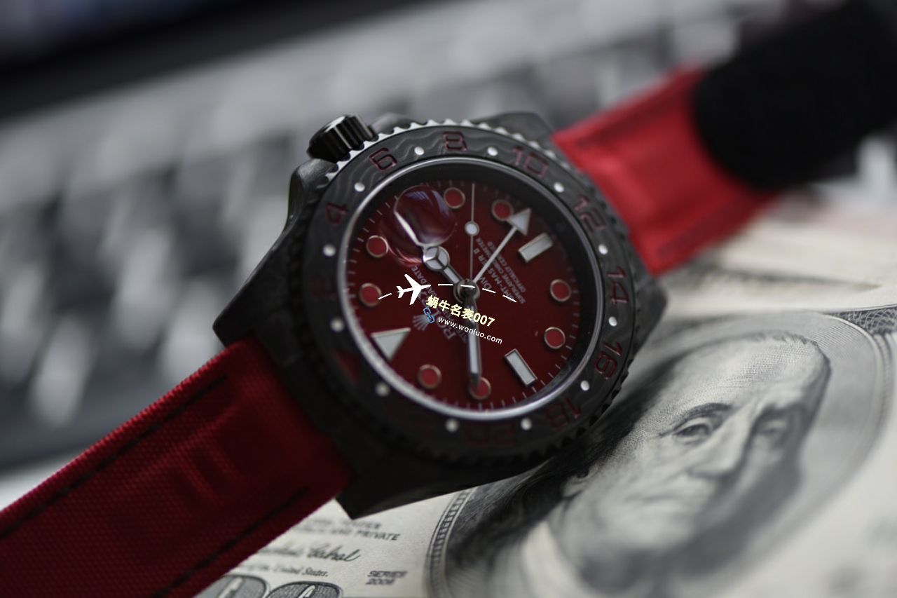 视频评测定制最好的顶级复刻手表diw碳纤维劳力士格林尼治 / R760B