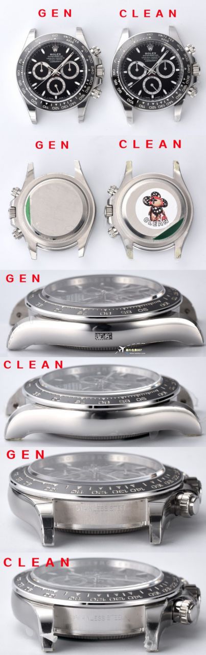 clean厂c厂超A高仿复刻手表劳力士宇宙计型迪通拿新款4131机芯熊猫迪m126500LN-0001腕表 / R810