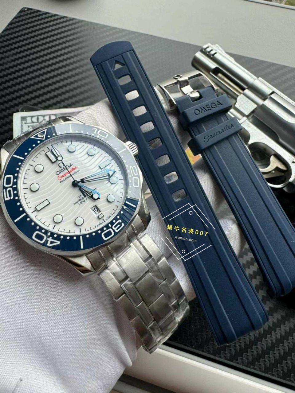 VS厂新款欧米茄海马300白面蓝针一比一超A复刻手表522.30.42.20.04.001腕表(东京2020奥运款) / M797