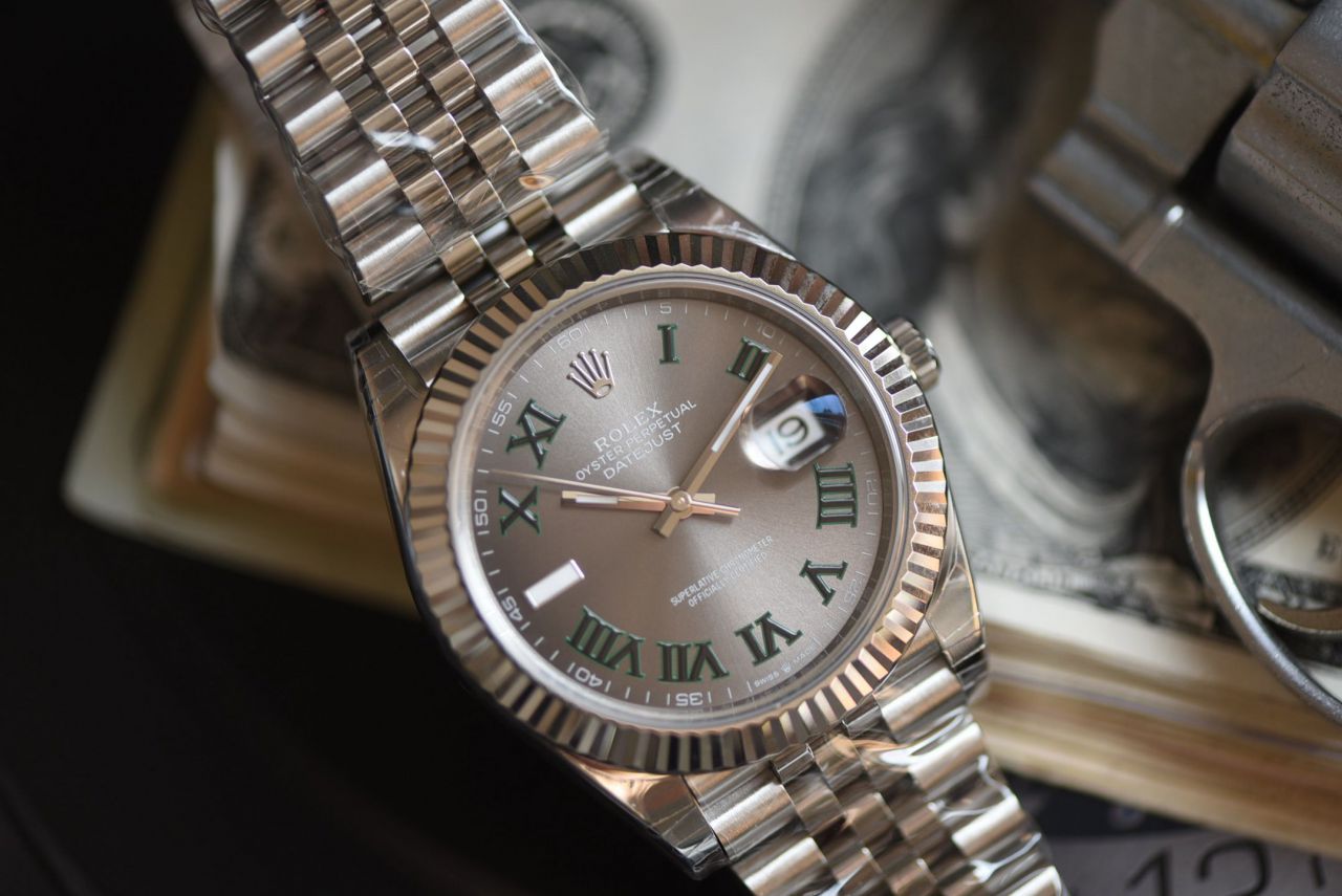 VS劳力士日志型系列m126334-0022腕表(绿罗&绿萝) /  