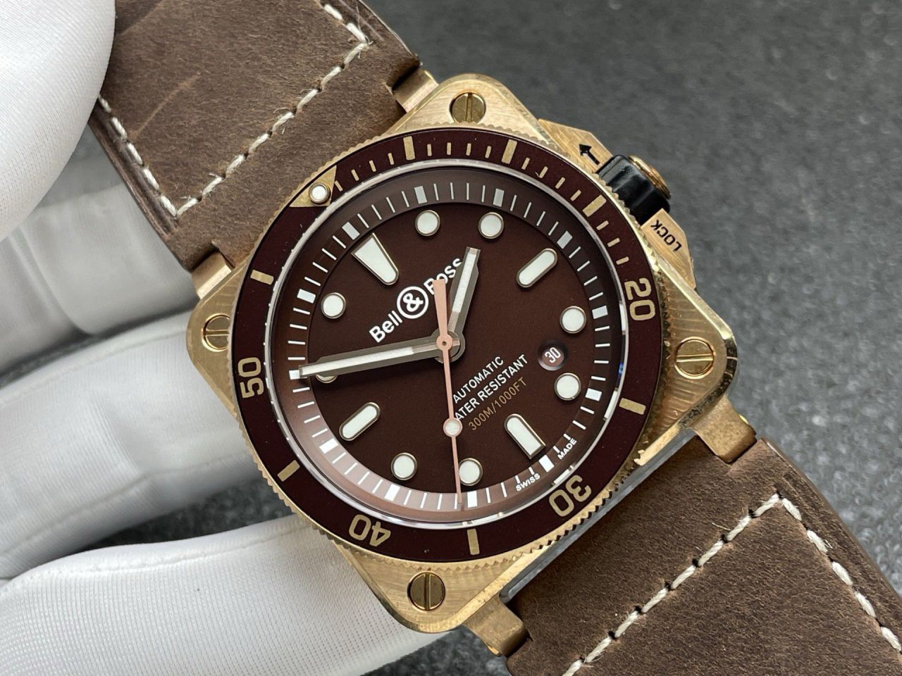 柏莱士INSTRUMENTS系列BR0392-D-G-BR/SCA腕表 /  