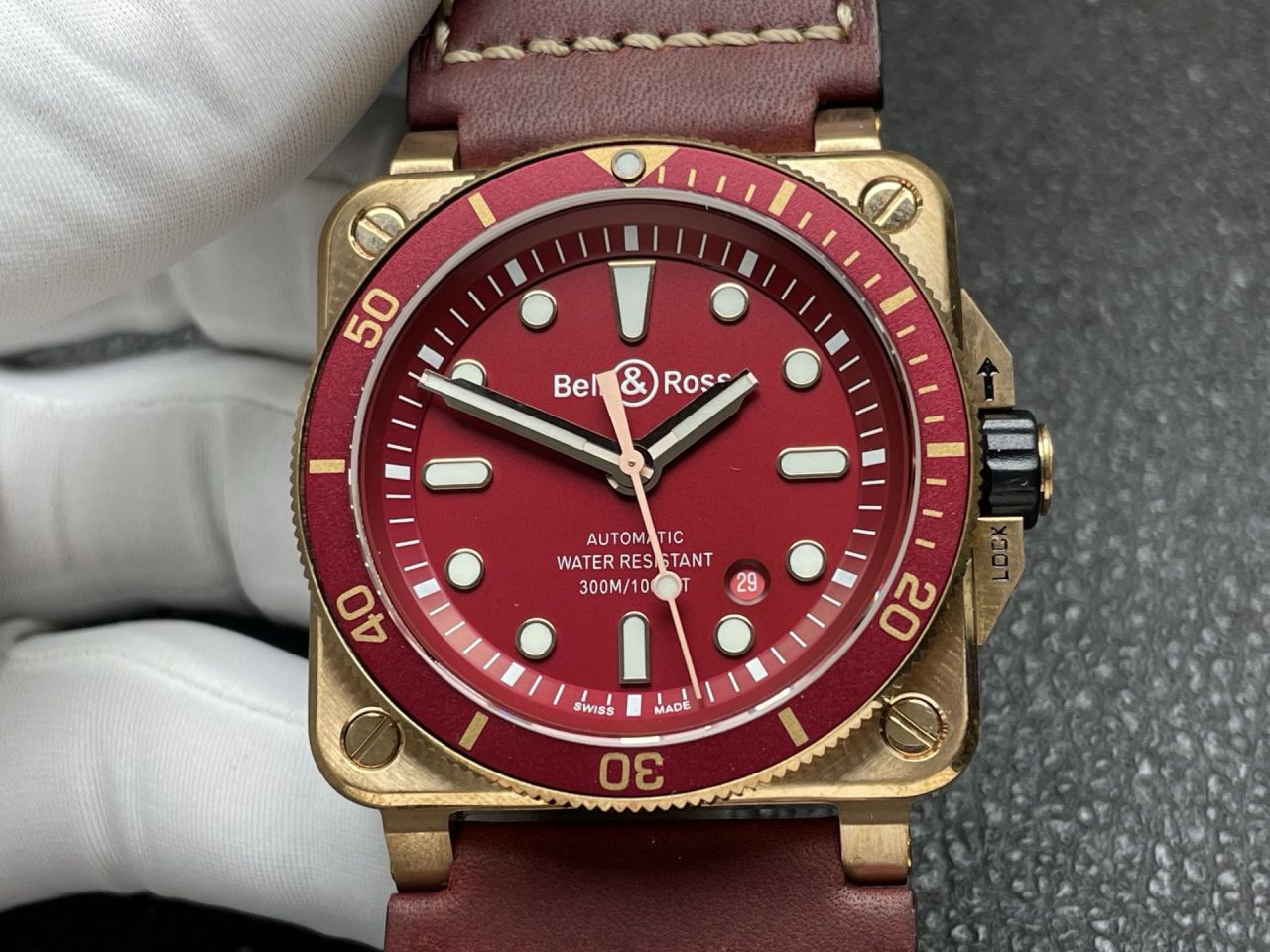 柏莱士INSTRUMENTS系列BR0392-D-R-BR/SCA腕表 /  