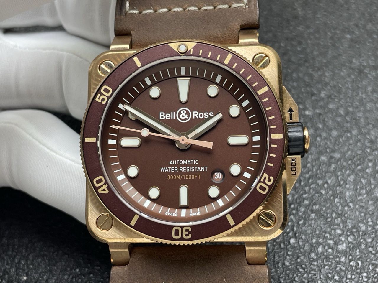 柏莱士INSTRUMENTS系列BR0392-D-BR-BR/SCA腕表 /  