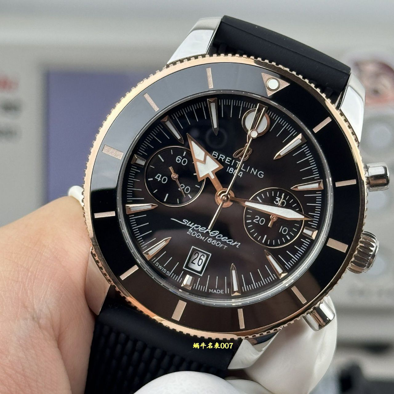 BLS百年灵超级海洋文化系列UB0156H11B1S1腕表 /  