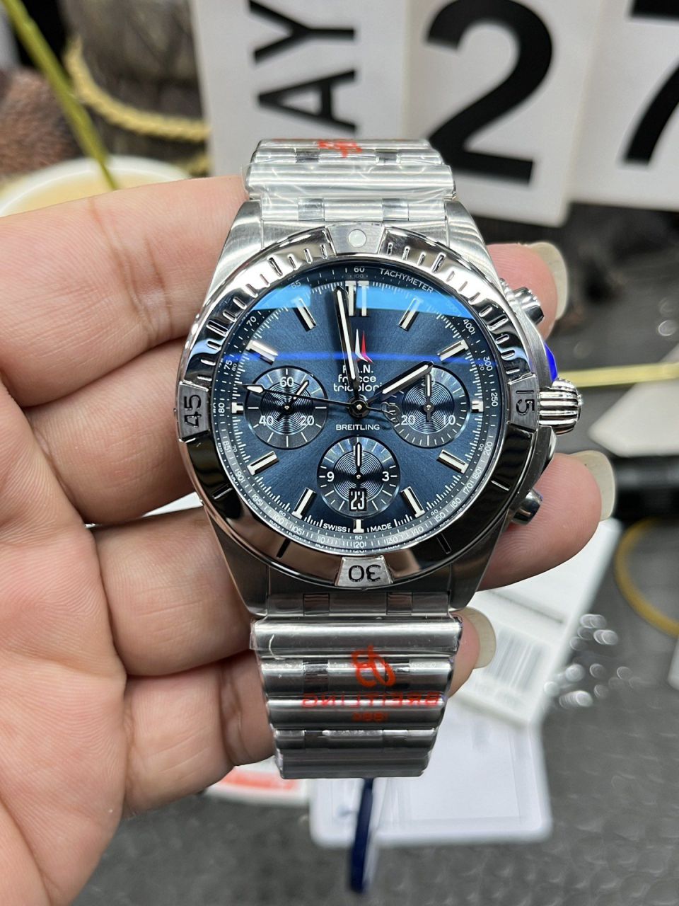 BLS百年灵机械计时系列AB01344A1C1A1腕表 /  