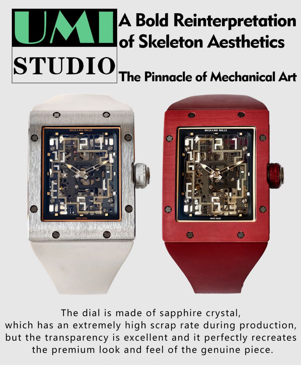 UMI理查米尔RICHARD MILLE男士系列RM 16-02米色腕表 /  