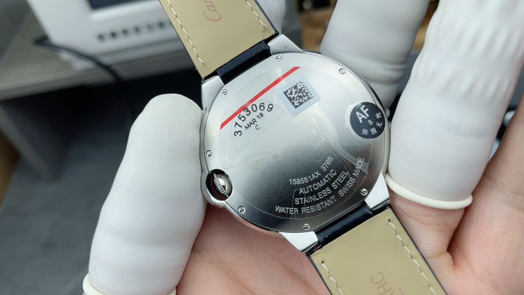 AF钻圈卡地亚蓝气球男款42mm黑气球 /  