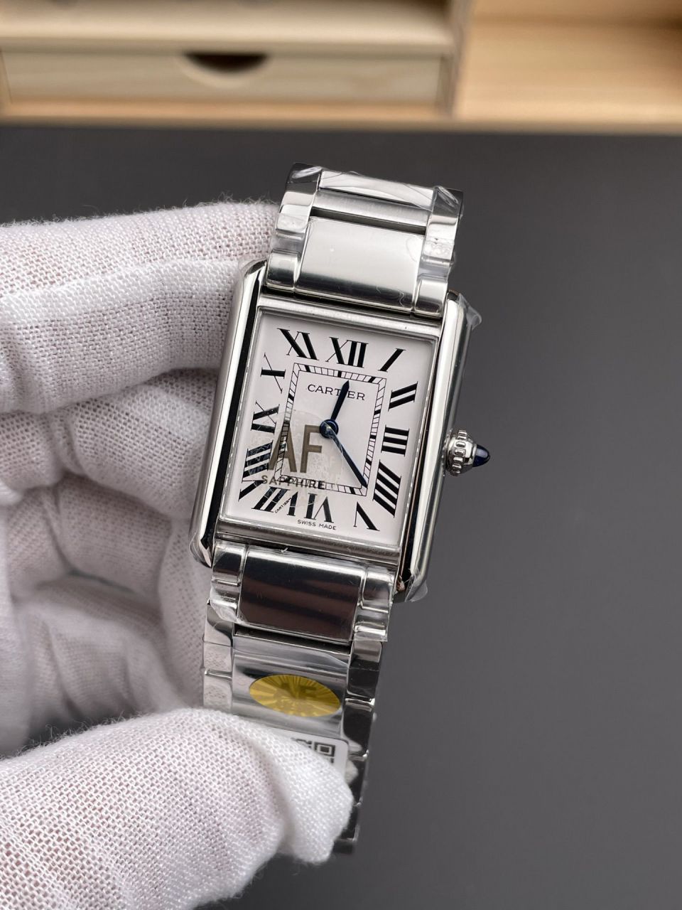 AF坦克钢带款中号卡地亚坦克系列WSTA0106腕表 /  