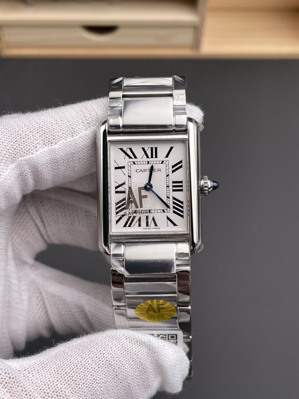 AF坦克钢带款中号卡地亚坦克系列WSTA0106腕表 /  