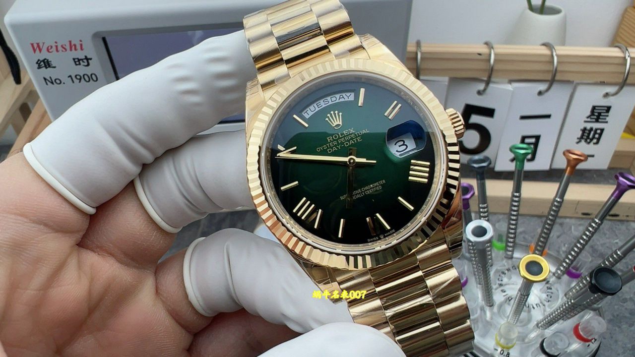 VS配重DD劳力士星期日历型一比一复刻手表m228238-0069腕表 /  