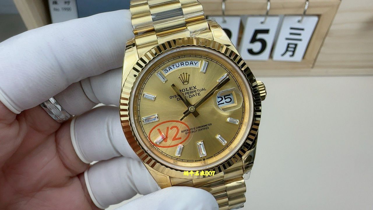 VS配重DD劳力士星期日历型超级克隆手表m228238-0005腕表 /  