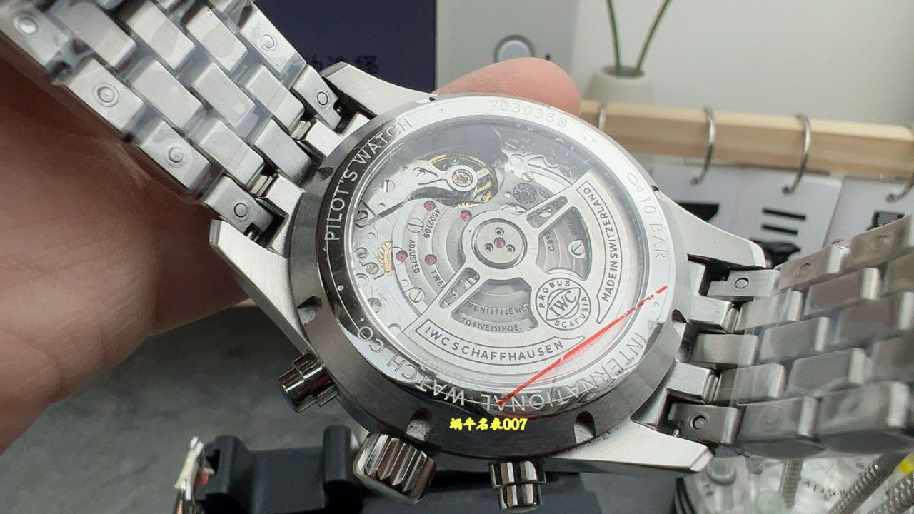 APS一体机IWC万国表飞行员顶级复刻手表IW388104腕表 /  